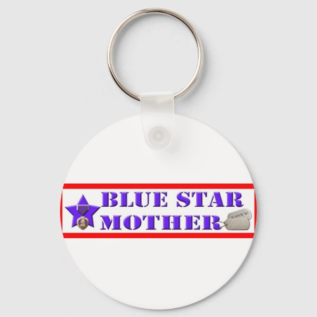 Chaveiro Mãe da Estrela Azul (Frente)