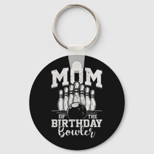 Chaveiro Mãe Da Festa De Boliches De Bowler De Aniversário