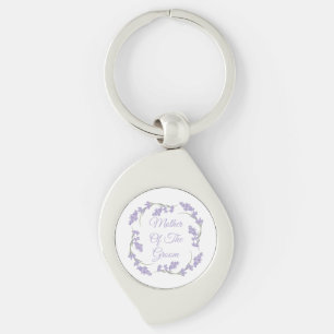 Chaveiro Mãe da Lavanda de Groom Floral Wreath