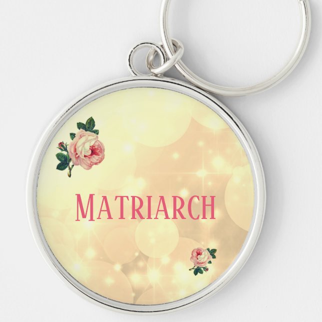 Chaveiro Mãe da Matriarca dos Rosas bonito (Frente)
