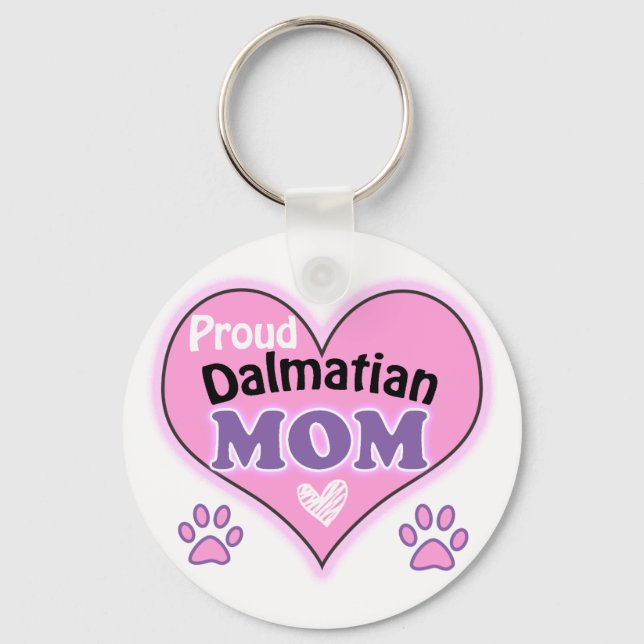 Chaveiro Mãe Dalmaciana Orgulhosa (Frente)