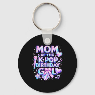 Chaveiro Mãe das garotas de aniversário do k-pop música cor