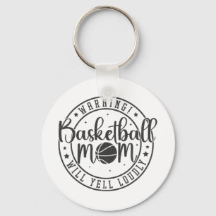 Chaveiro Mãe de basquete gritará alto Dia de as mães 1
