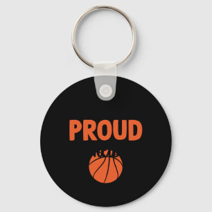 Chaveiro Mãe De Basquete Louco E Orgulhosa - Citações Engra