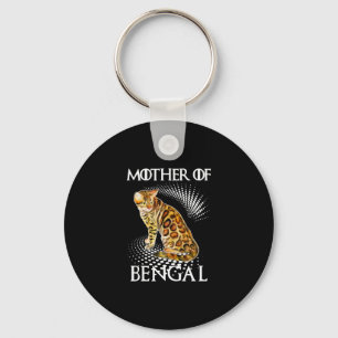 Chaveiro Mãe De Camisa De Gato De Bengala