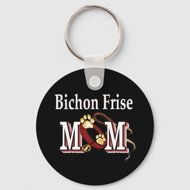 Chaveiro MÃE de CÃo Bichon Frise (Frente)
