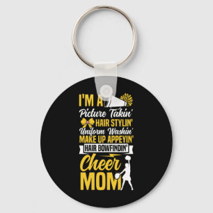 Chaveiro Mãe de Cheerleading Cheer Estou Tirando Fotos