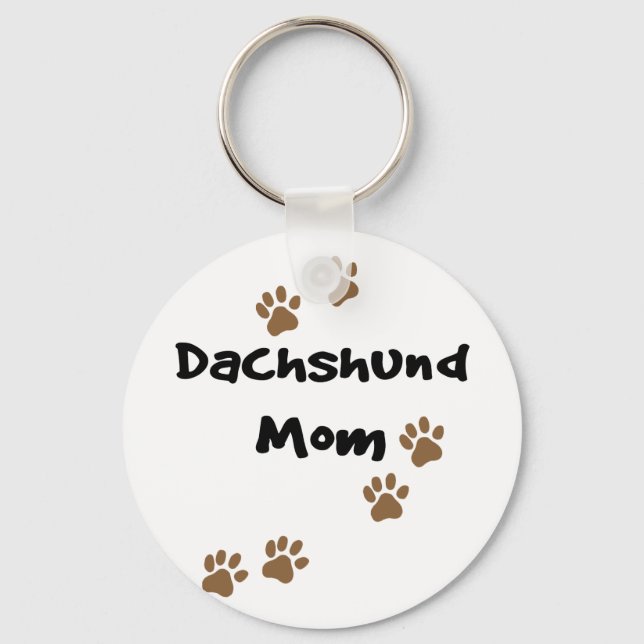 Chaveiro Mãe de Dachshund (Frente)