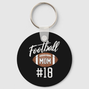Chaveiro Mãe de Futebol #18 Mulher-Mãe Engraçada Tocando Me