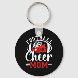 Chaveiro Mãe de Futebol e Cheer Mãe de Cheerleading e Futeb