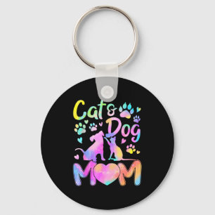 Chaveiro Mãe de gato mãe de cachorro garota mulheres dia da
