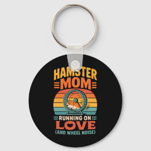 Chaveiro Mãe de Hamster Protetora de Hamster de Estimação