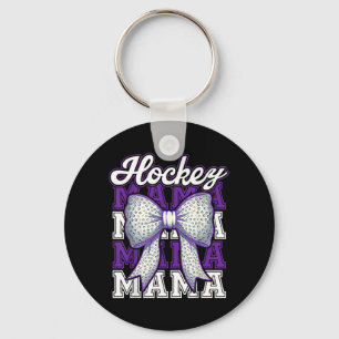 Chaveiro Mãe de Hockey Mamãe Bola Arco Orgulhosa Esportes M