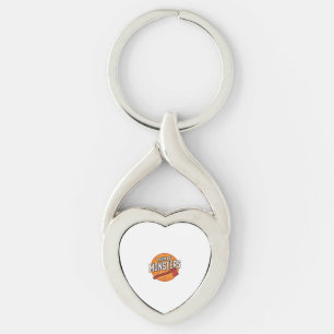 Chaveiro Mãe de Monstros Design de Mãe de Basquete Vintage_