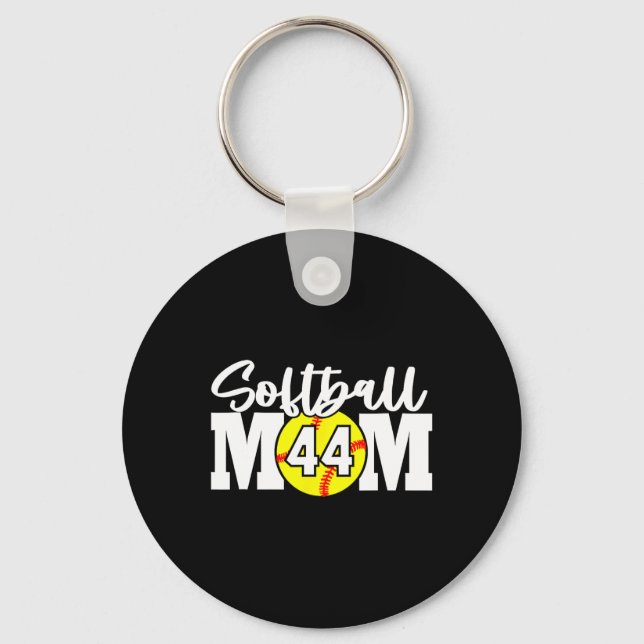 Chaveiro Mãe de Softbol Número #44  (Frente)
