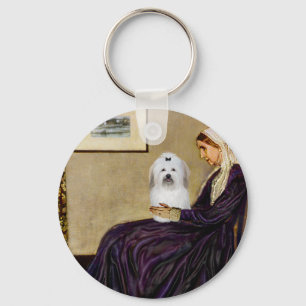 Chaveiro Mãe de Whistler - Coton de Tulear 2