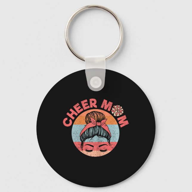 Chaveiro Mãe Dia das Mães Cheerleading Mãe Cheerleading (Frente)
