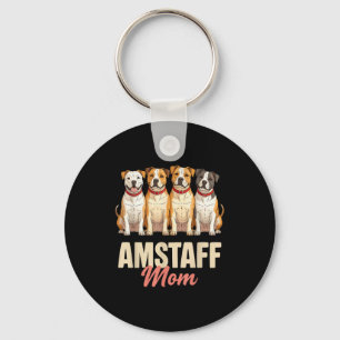 Chaveiro Mãe do American Staffordshire Amante de Animais de
