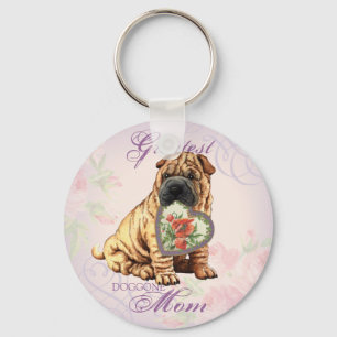 Chaveiro Mãe do Coração Shar-Pei