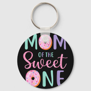 Chaveiro Mãe do doce primeiro aniversário correspondência f