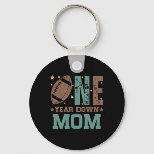 Chaveiro Mãe do Futebol de 1 Ano de Idade Primeiro Ano de Q