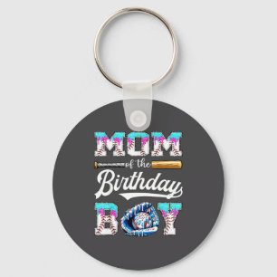 Chaveiro Mãe Do Menino De Aniversário Beisebol Sorvete Gote