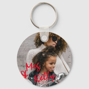 Chaveiro Mãe e filha aventura fotos e texto personalizados