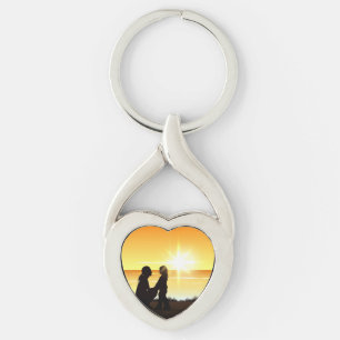 Chaveiro Mãe e filha na corrente chave do por do sol