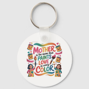 Chaveiro Mãe É O Nome Que Pinta Amor Em Todas As Cores