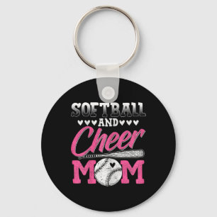 Chaveiro Mãe engraçada de cheerleading Softll e Mãe de chee