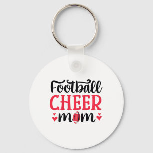 Chaveiro Mãe engraçada de futebol e cheerleading Mãe de tor