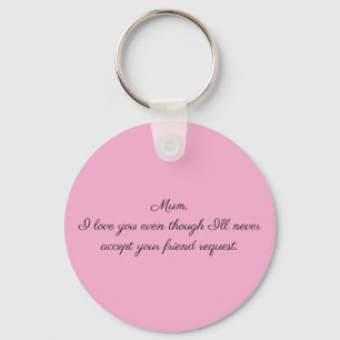 Chaveiro Mãe, eu te amo