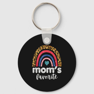 Chaveiro Mãe favorita do arco-íris dia das mães divertido c