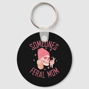 Chaveiro Mãe Feral de Alguém Esqueleto de Halloween