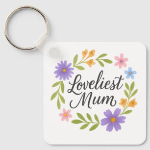 Chaveiro Mãe Floral Mais Amável
