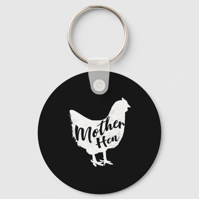 Chaveiro Mãe galinha feliz dia das mães frango fofo present (Frente)
