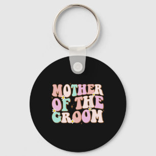 Chaveiro Mãe Groovy do Noivo Jantar de Presentes de Casamen