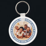 Chaveiro Mãe Incrível Desde 20XX Foto Simples Keychai<br><div class="desc">Este design simples e moderno é composto por tipografia de serifa e adiciona uma foto personalizada. Mãe incrível Desde 20XX circula a foto de sua mãe, mãe, mãe, mãe etc. Este é um presente perfeito para sua mãe no aniversário, dia de as mães, natal, etc.</div>