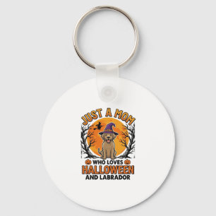 Chaveiro Mãe Labrador Halloween Design Vintage de Cachorro_