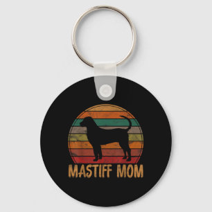 Chaveiro Mãe Mastim Retro Dona de Cachorro Mastiffs Mãe Pet