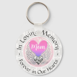 Chaveiro Mãe Memorial Heart Keychain
