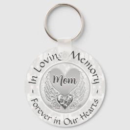 Chaveiro Mãe Memorial Heart Keychain