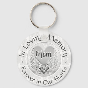 Chaveiro Mãe Memorial Heart Keychain
