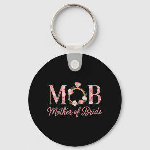 Chaveiro Mãe Noiva Casamento Mob Floral Pink Diamond Ring