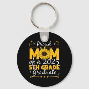 Chaveiro Mãe Orgulhosa De Um Formando De Girassol Da Classe