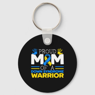 Chaveiro Mãe Orgulhosa De Um Guerreiro De Síndrome De Baixo