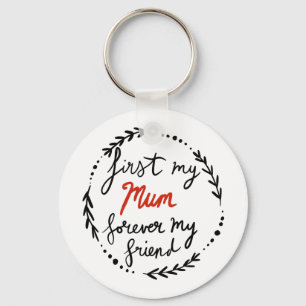 Chaveiro Mãe, para sempre meu amigo,
