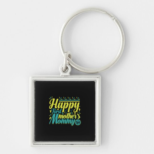 Chaveiro Mãe presente feliz dia da primeira Mamãe (Frente)
