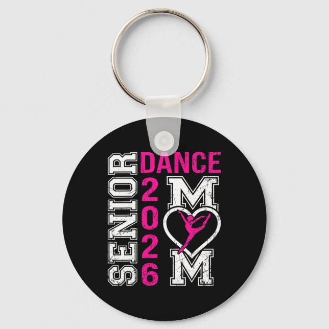 Chaveiro Mãe Sênior de Dança Retro 2026 Dançando Mãe Sênior (Frente)