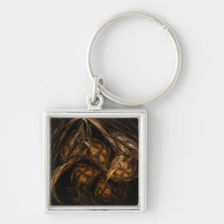 Chaveiro Mãe Terra Abstrato de Arte Pequena